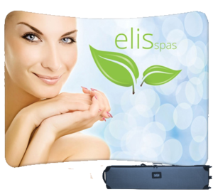 EZ TUBE 10FT ARCHED BACK WALL DISPLAY