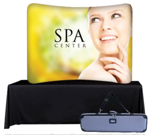 EZ TUBE 8FT CURVED TABLETOP DISPLAY