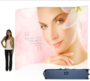 EZ TUBE 10FT S SHAPE BACK WALL DISPLAY