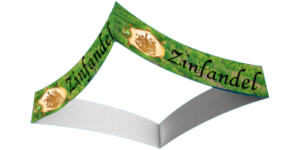 TAPERED SQUARE HANGING SIGN