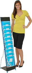 10 UP LITERATURE RACK