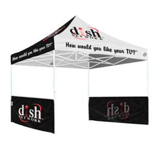 Outdoor canopy tent for trade shows and events