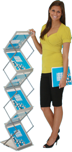 ZEDUP-LIGHT LITERATURE RACK