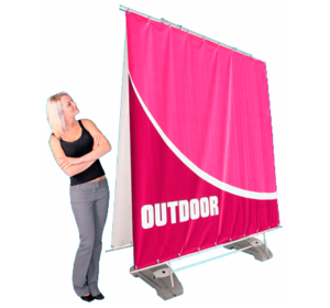 Double-sided billboard sign