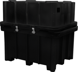 Large exhibit crate for trade shows