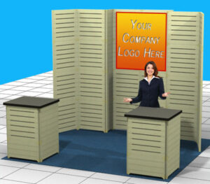 10' wide / 8' high Slatwall Display