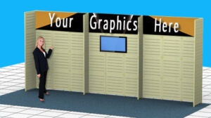71-20×8-C Slatwall Display mockup