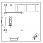 Mock up of 20x20 Double Deck DD99 Downstairs