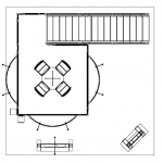 Golf Great - Upstairs Blueprint