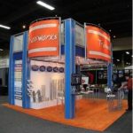 Side View of 20x20 Double-Deck Trussworks Display