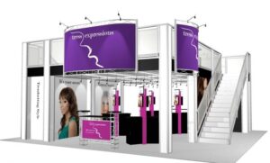 30X30 trade show booth