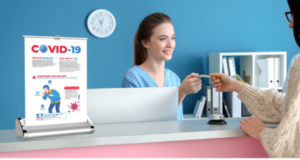 COVID-19 Awareness Countertop Signage